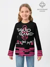 Детский лонгслив / SQUID GAME [ALL LOGO]