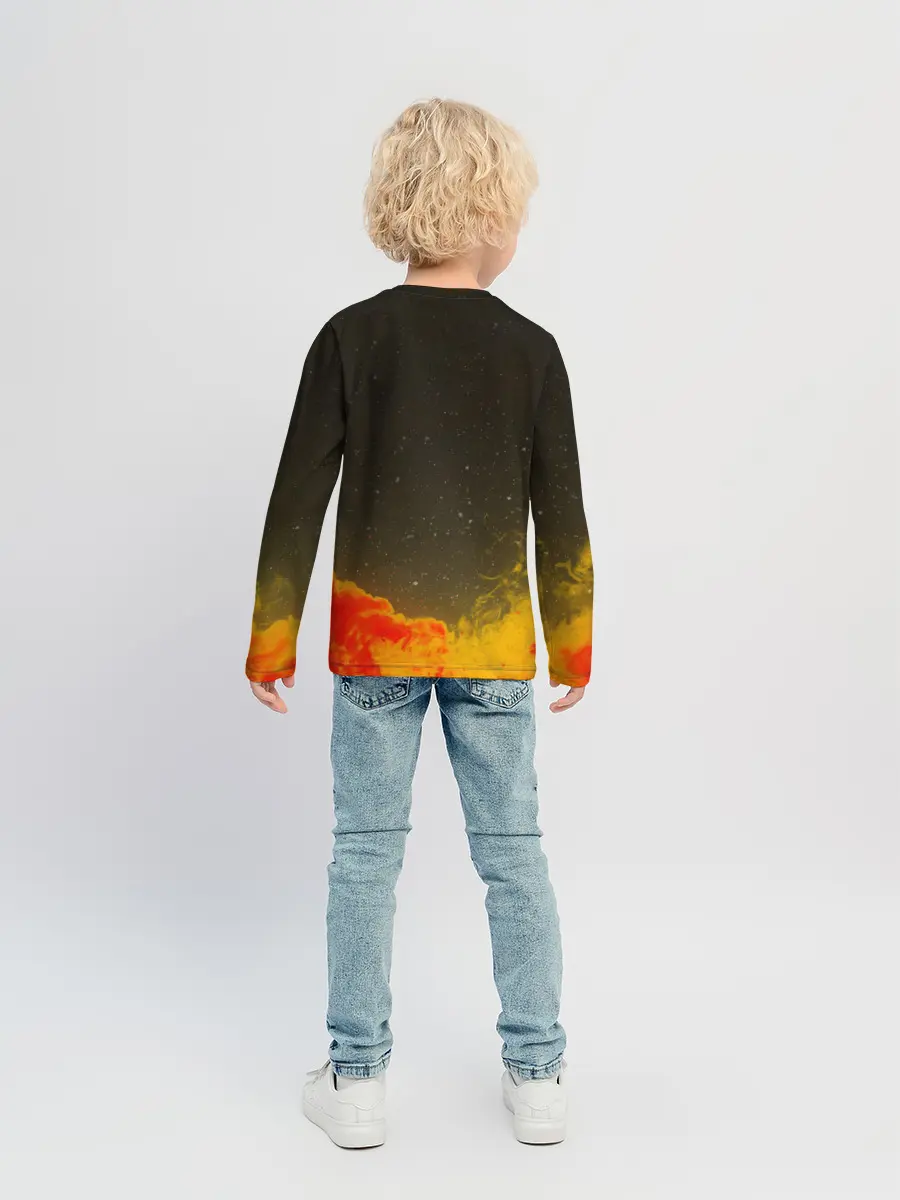 Детский лонгслив / Children of Bodom | Skeleton on a horse