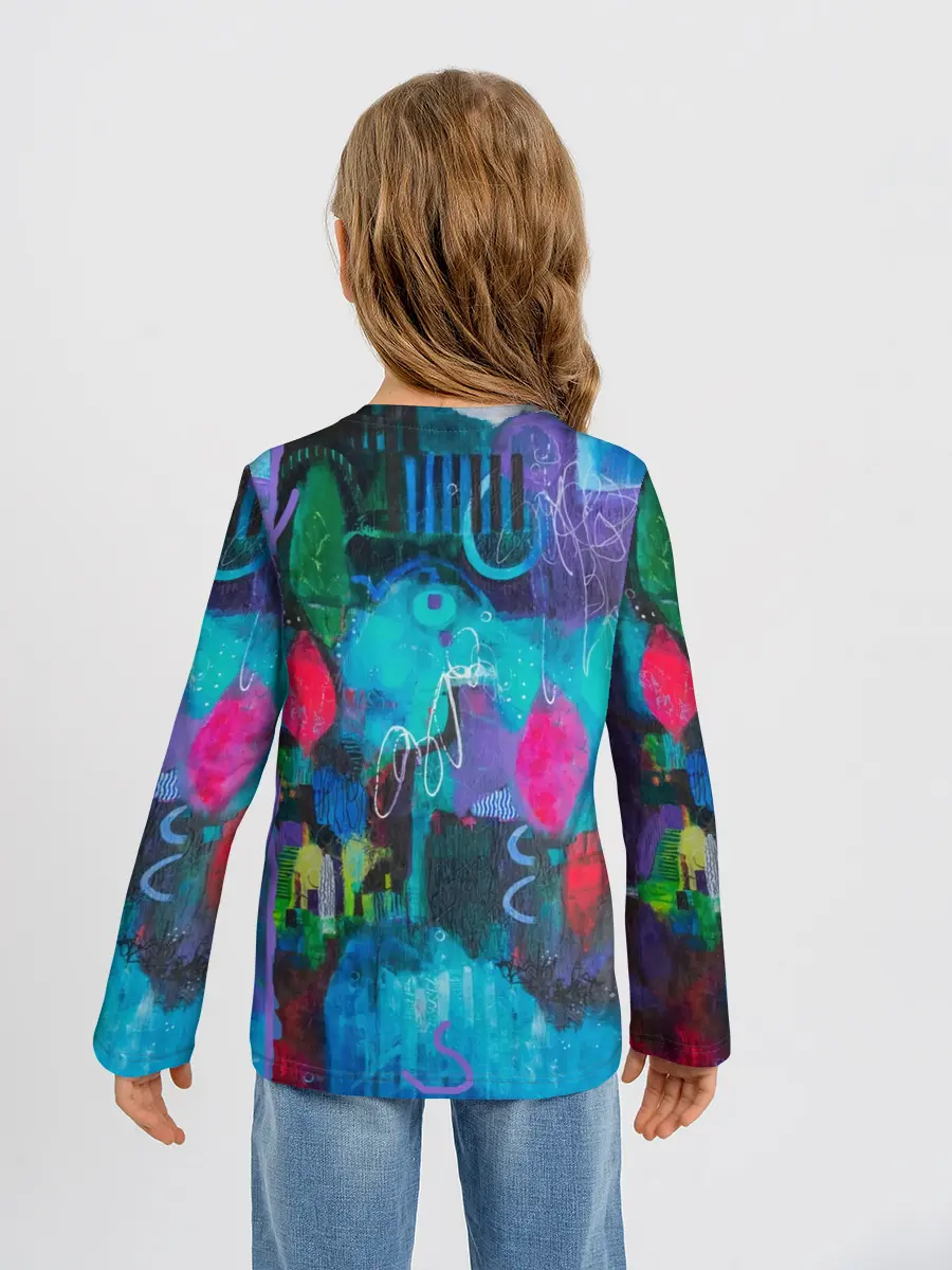 Детский лонгслив / Морская глубина