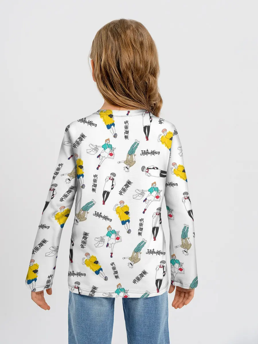 Детский лонгслив / Магическая битва - главные герои