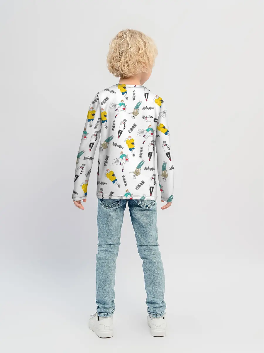 Детский лонгслив / Магическая битва - главные герои