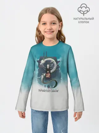 Детский лонгслив / Каонаси и Хаку Унесённые призраками