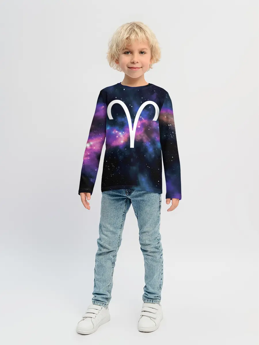 Детский лонгслив / Овен / Aries, Знак зодиака