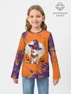 Детский лонгслив / КОРГИ НА ХЭЛЛОУИНЕ