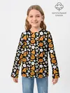 Детский лонгслив / Patern Halloween 23