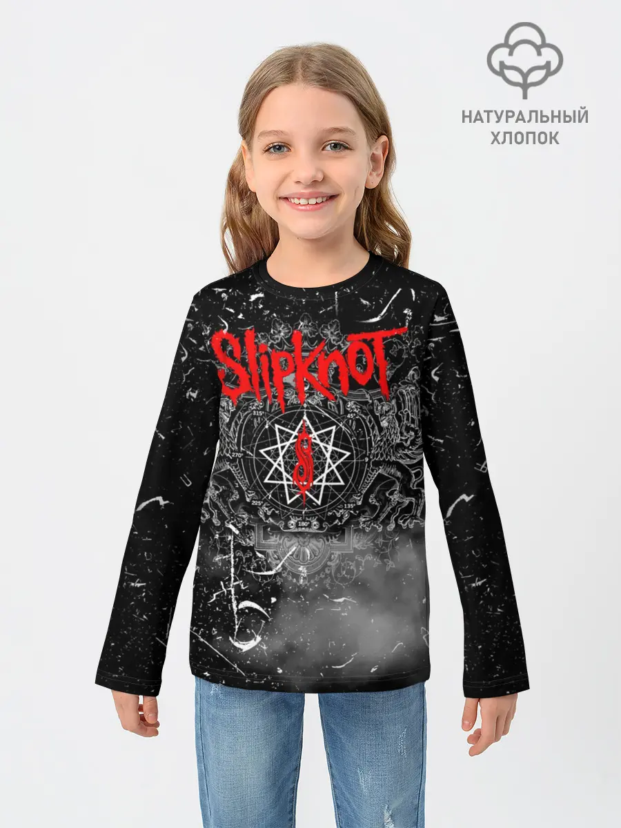 Детский лонгслив / Slipknot Grunge Rock | СЛИПКНОТ