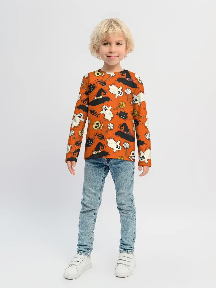 Детский лонгслив / Хэллоуинские шалости