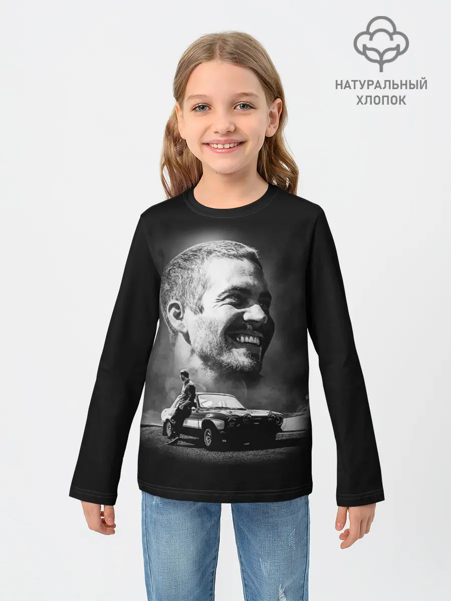Детский лонгслив / Paul Walker