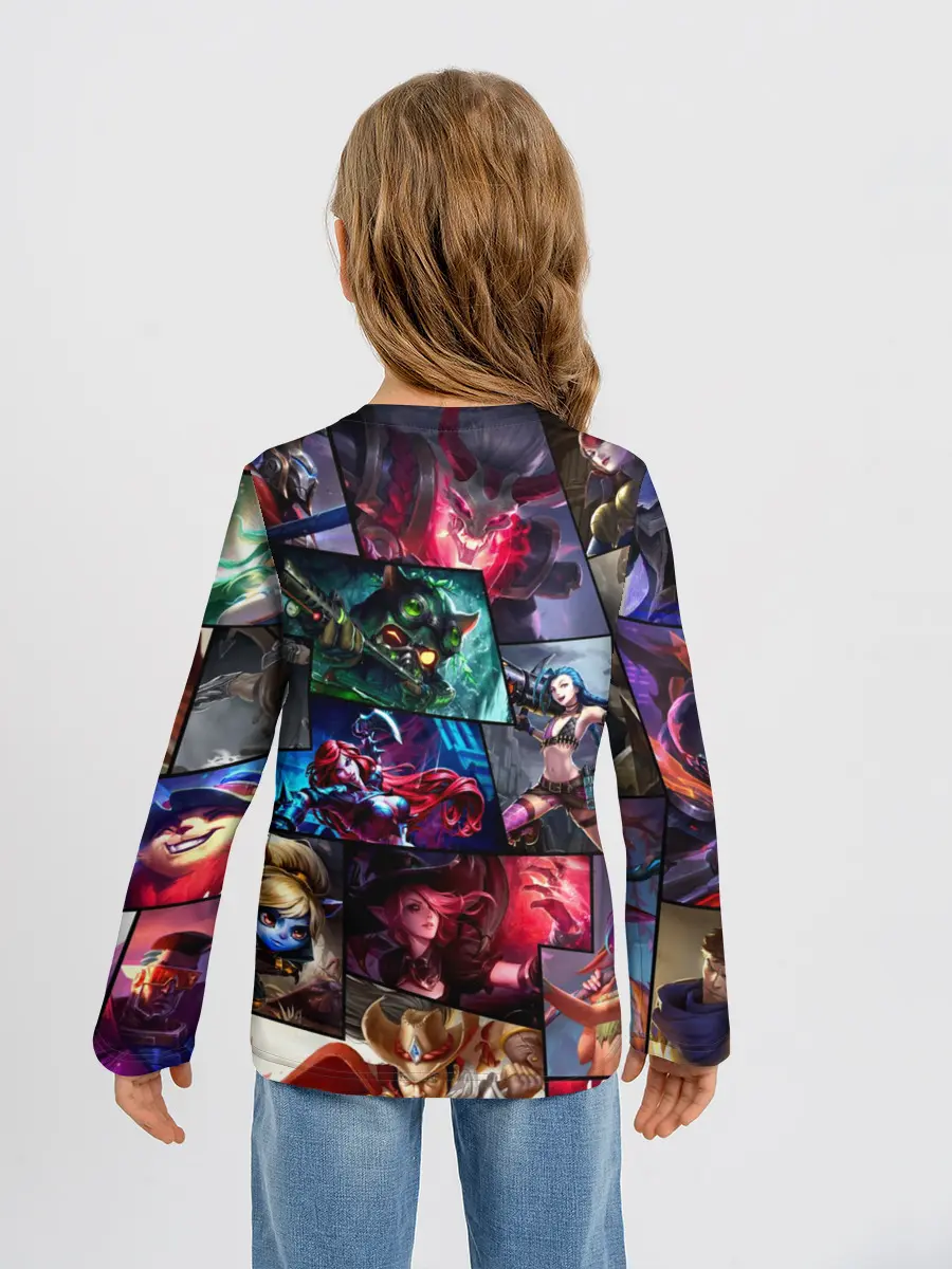 Детский лонгслив / Лига Легенд, чемпионы