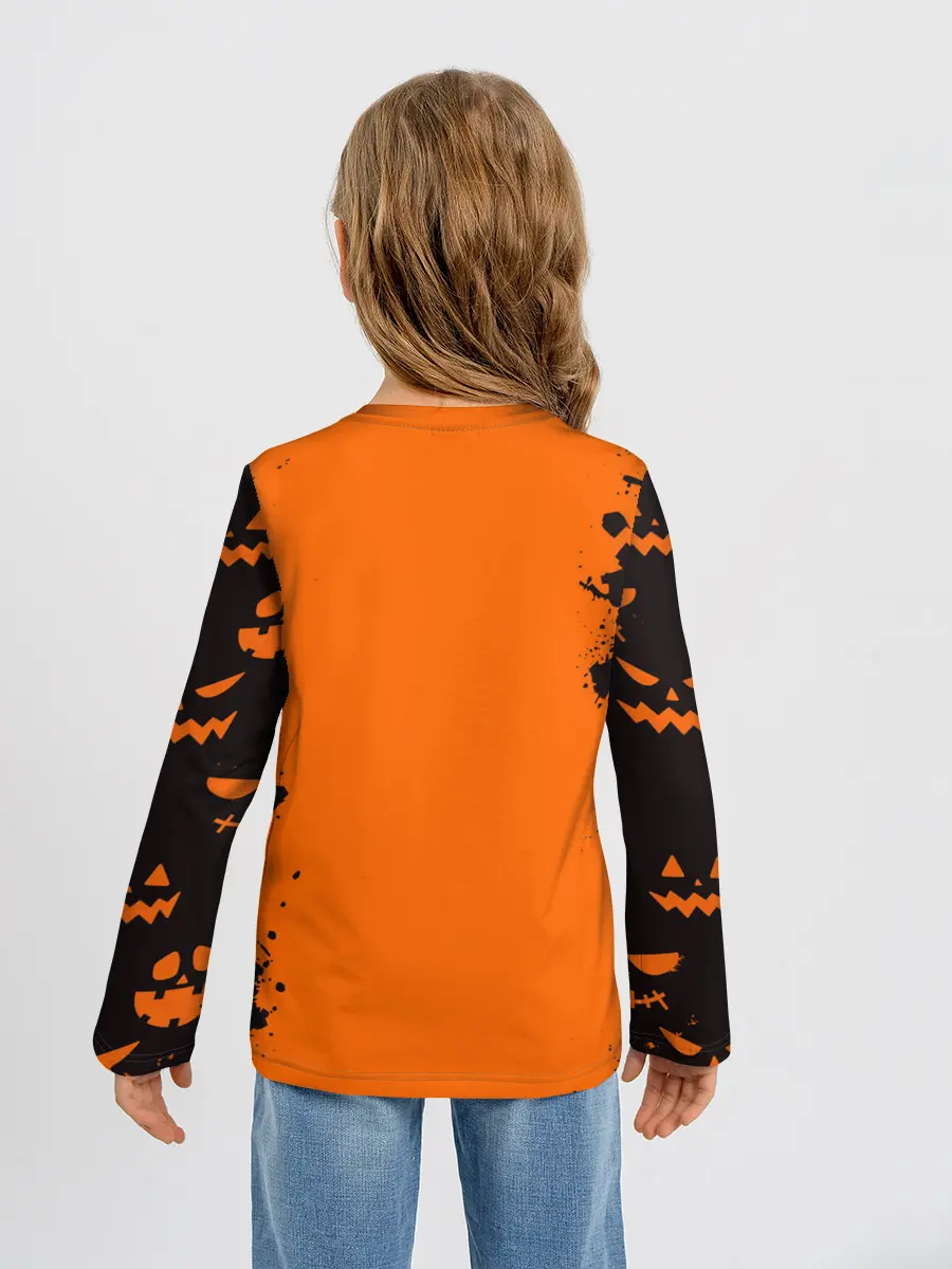 Детский лонгслив / ВЕДЬМОЧКА НА ХЕЛЛОУИН