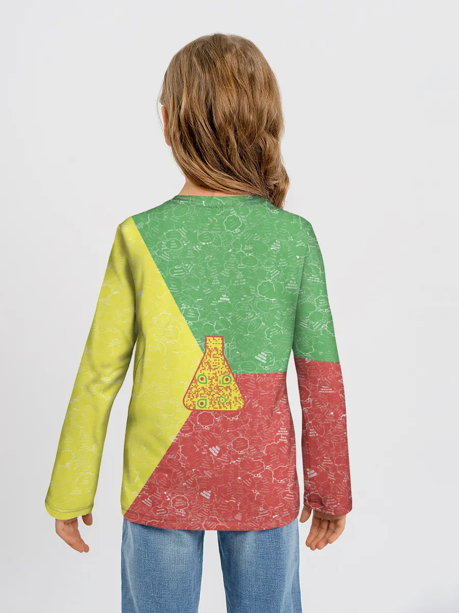 Детский лонгслив / Колба на фоне АПВ 3.1.8