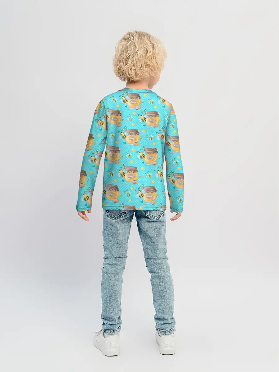 Детский лонгслив / Кто пчелок уважает