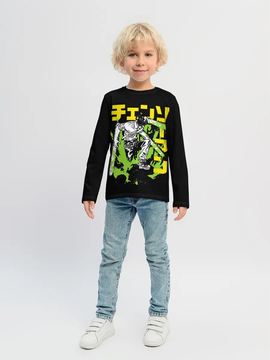 Детский лонгслив / Человек-бензопила - Chainsaw Man