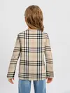 Детский лонгслив / клетчатый принт в стиле Burberry