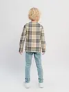 Детский лонгслив / клетчатый принт в стиле Burberry