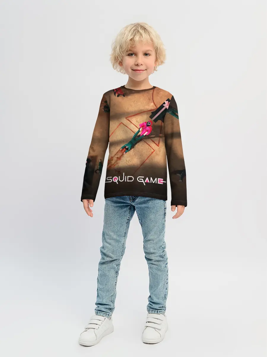 Детский лонгслив / Игра в Кальмара Обложка