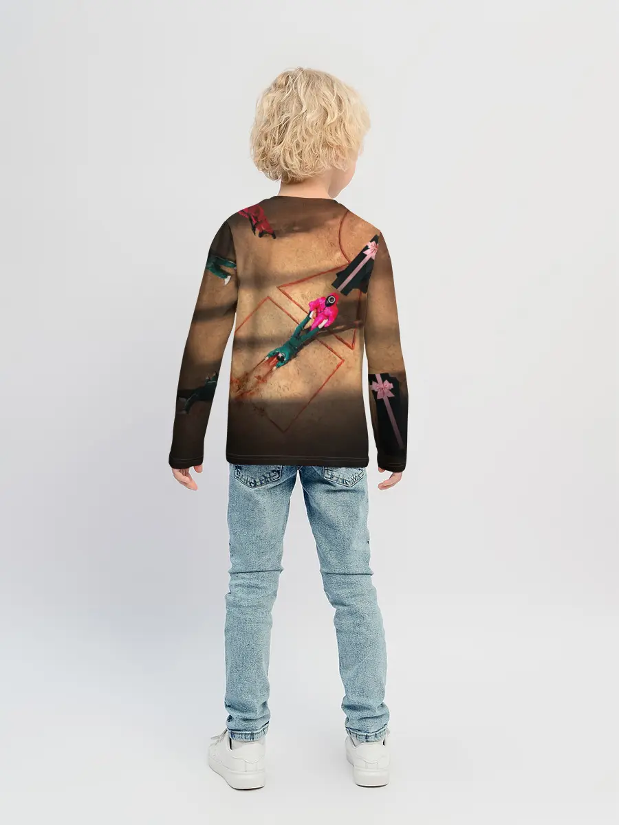 Детский лонгслив / Игра в Кальмара Обложка