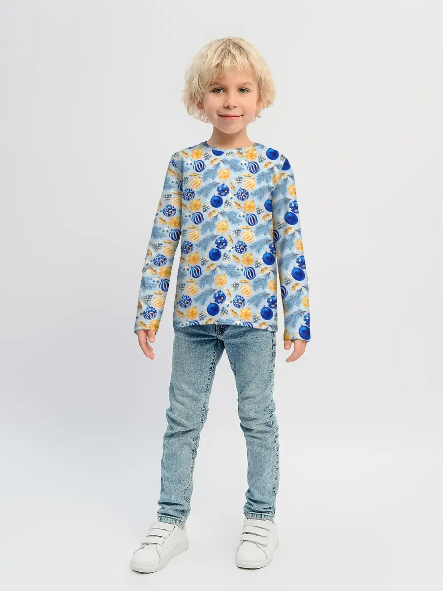 Детский лонгслив / Новогодние Украшения