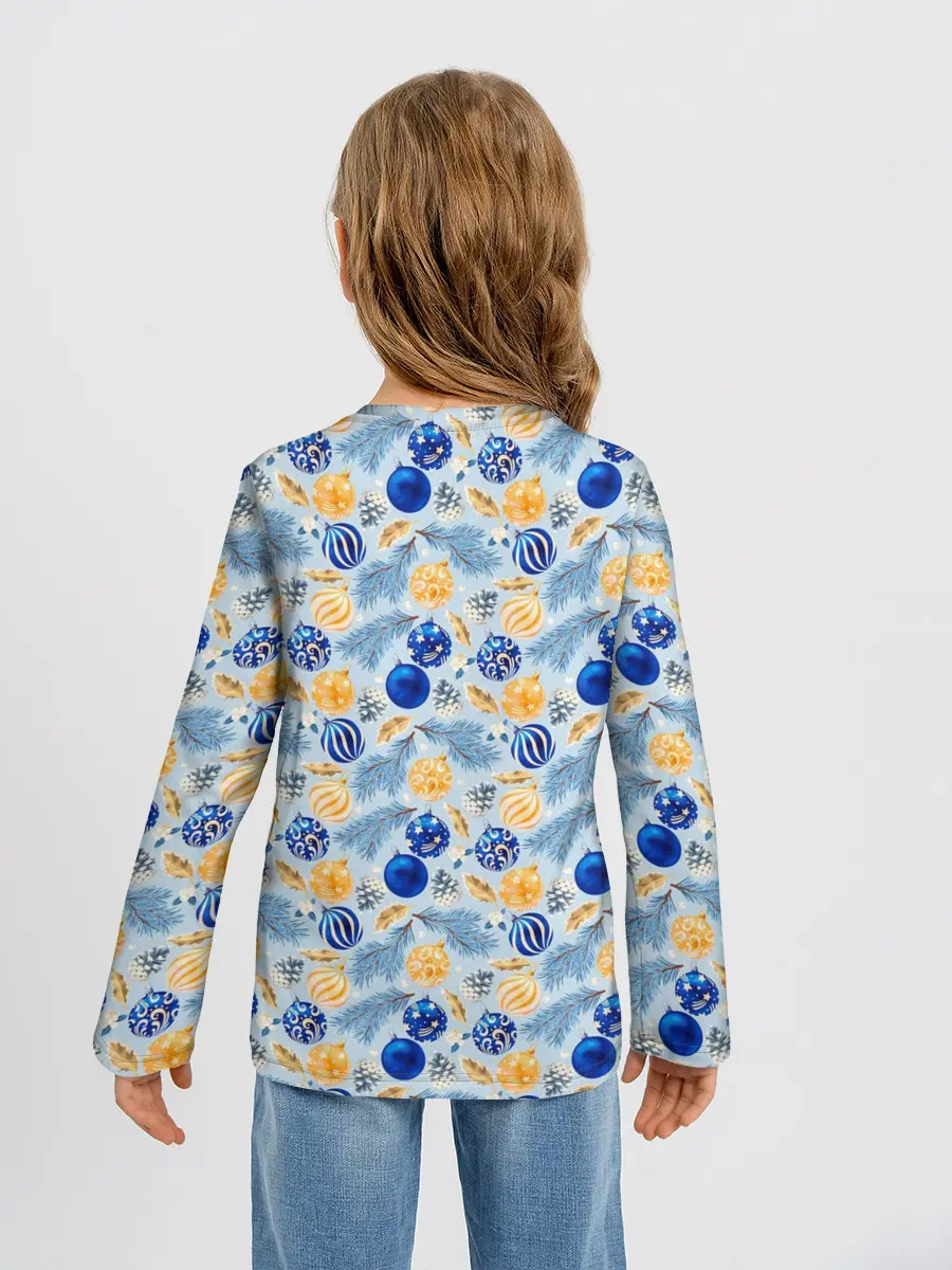 Детский лонгслив / Новогодние Украшения