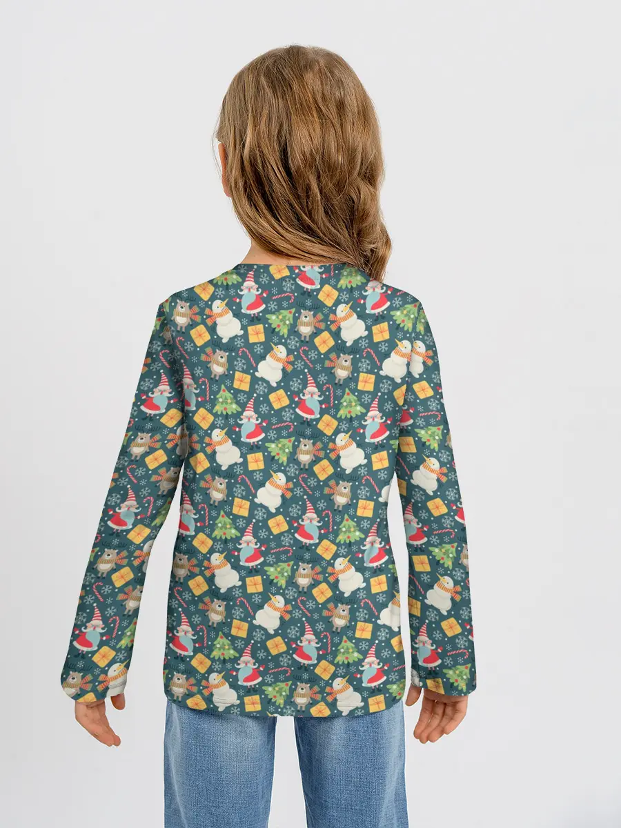 Детский лонгслив / С Новым Годом