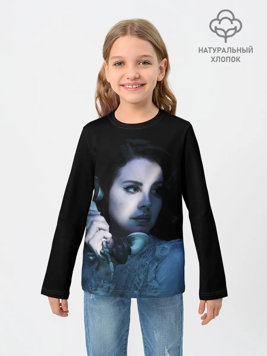 Детский лонгслив / Лана с телефоном