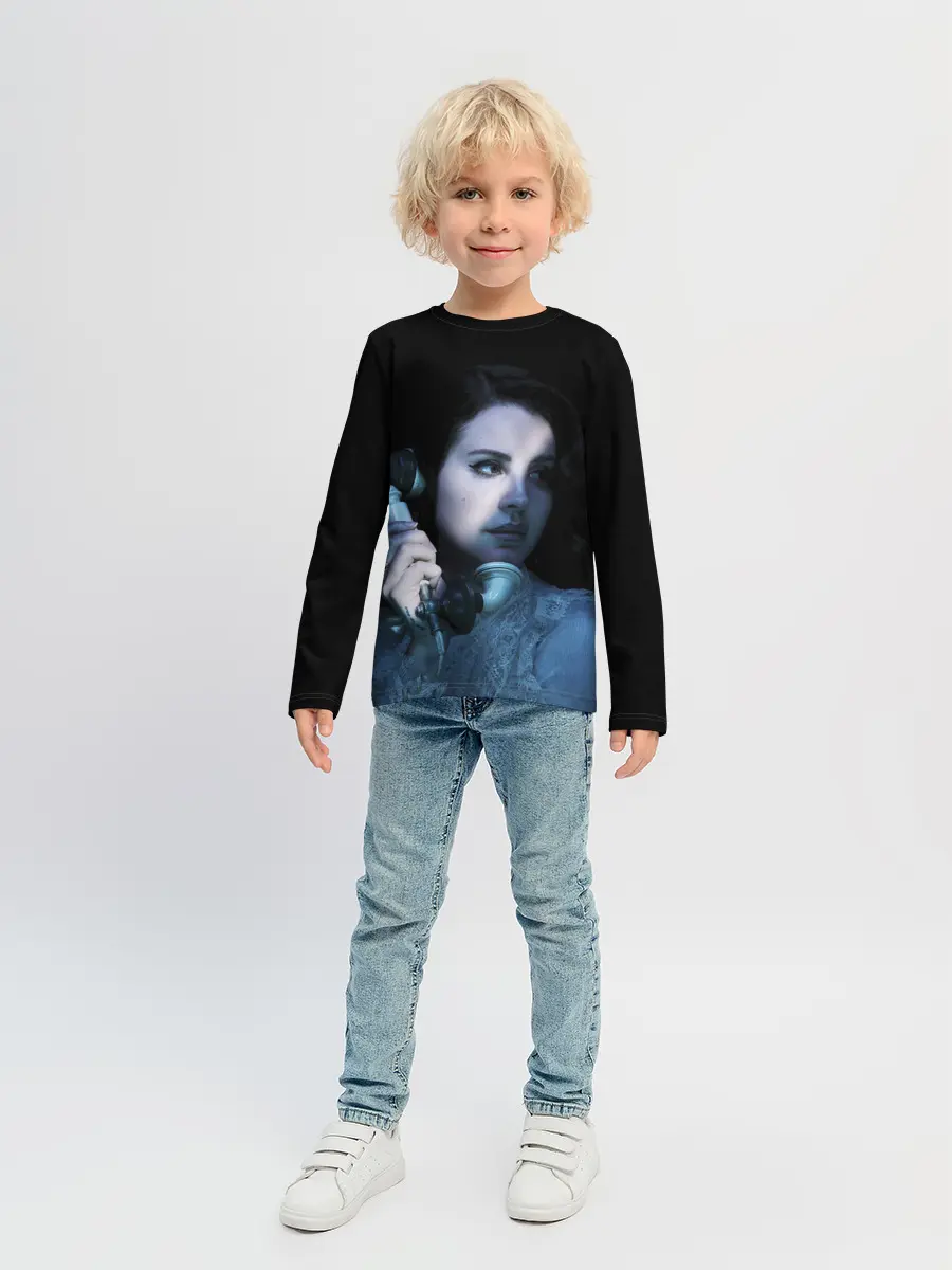 Детский лонгслив / Лана с телефоном