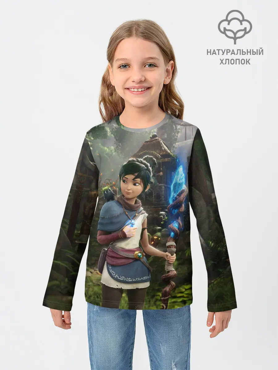 Детский лонгслив / Кена и Мост Духов