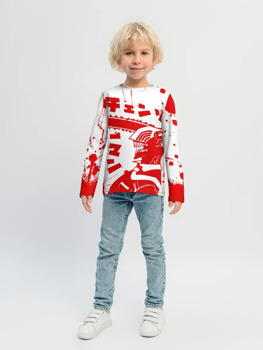 Детский лонгслив / Chainsaw Man, Человек-бензопила