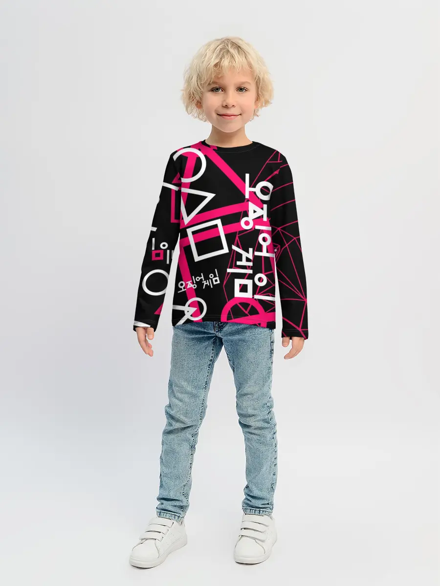 Детский лонгслив / Игра в кальмара