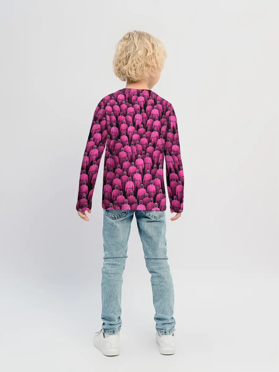 Детский лонгслив / Охранники игры в кальмара