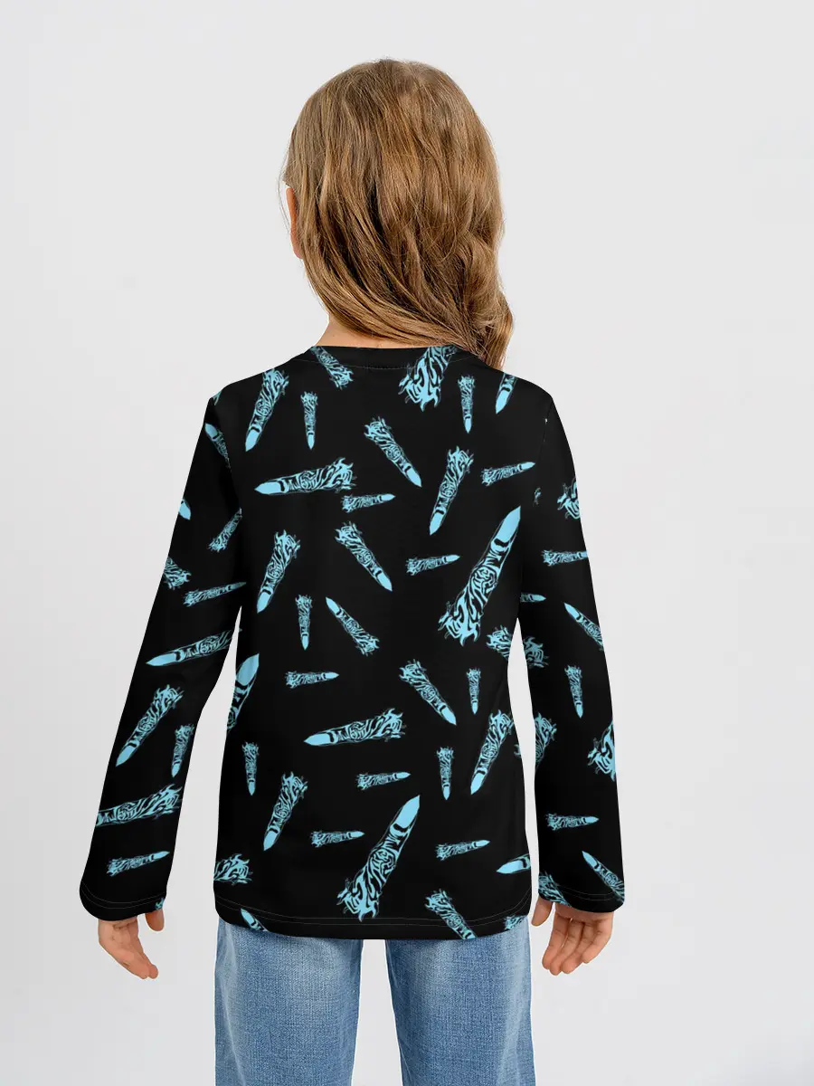 Детский лонгслив / Jujutsu Kaisen силуэты героев