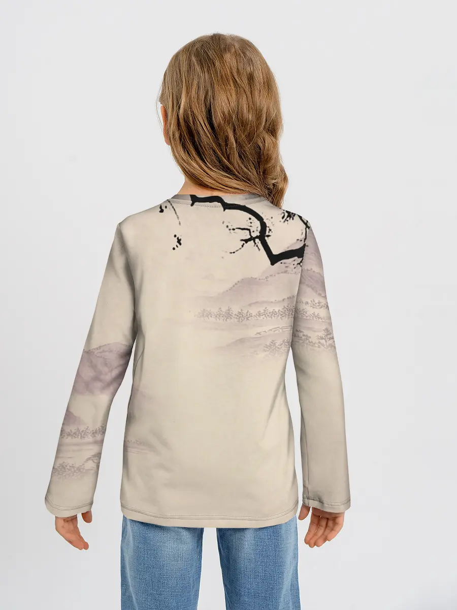 Детский лонгслив / Сатору Годжо японский стиль