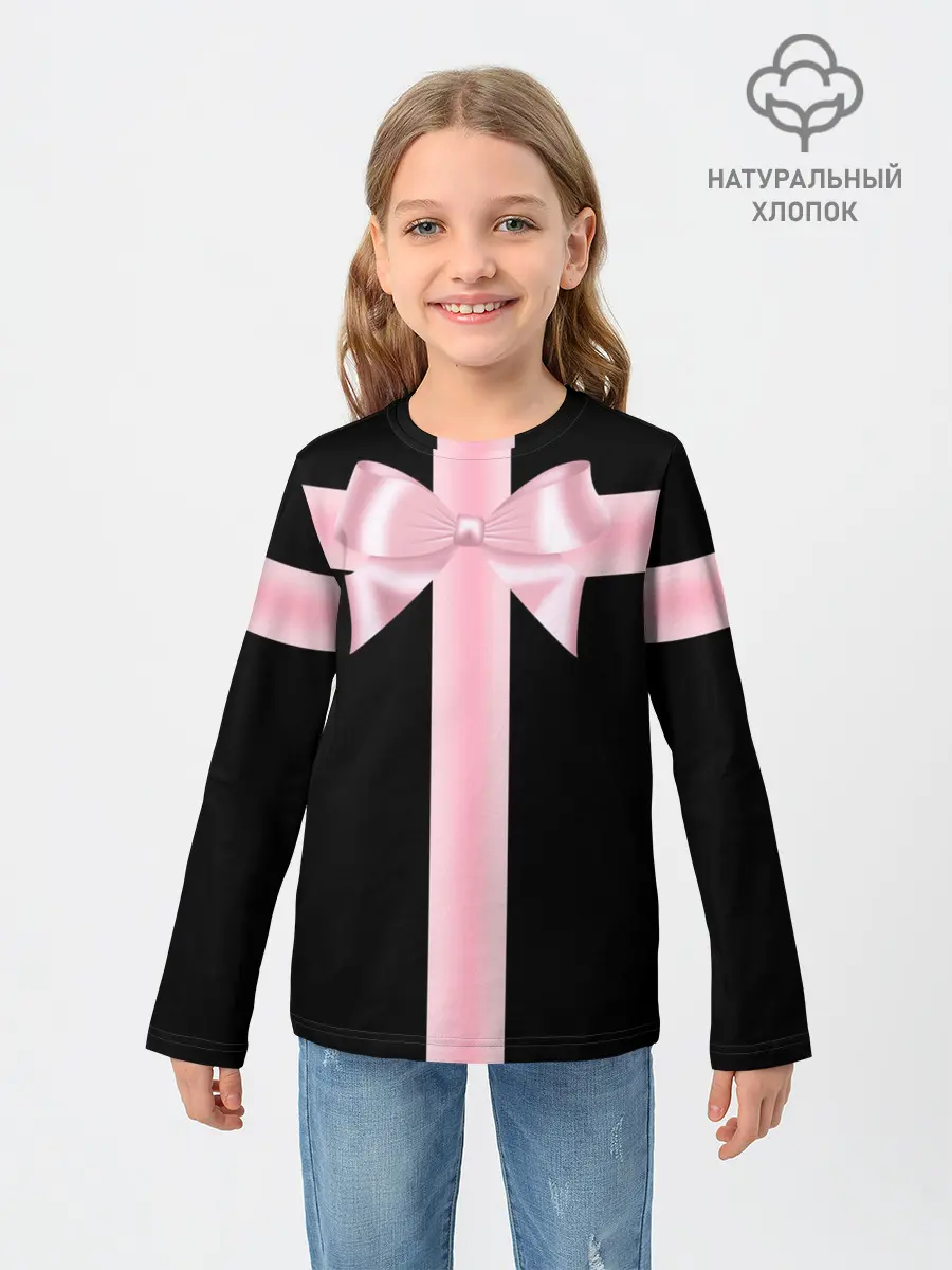 Детский лонгслив / ИГРА В КАЛЬМАРА, ДИЗАЙН ГРОБА