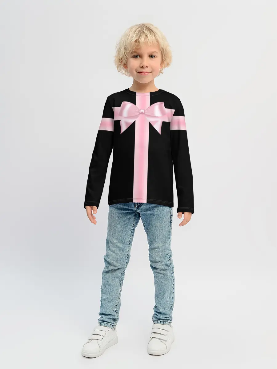 Детский лонгслив / ИГРА В КАЛЬМАРА, ДИЗАЙН ГРОБА