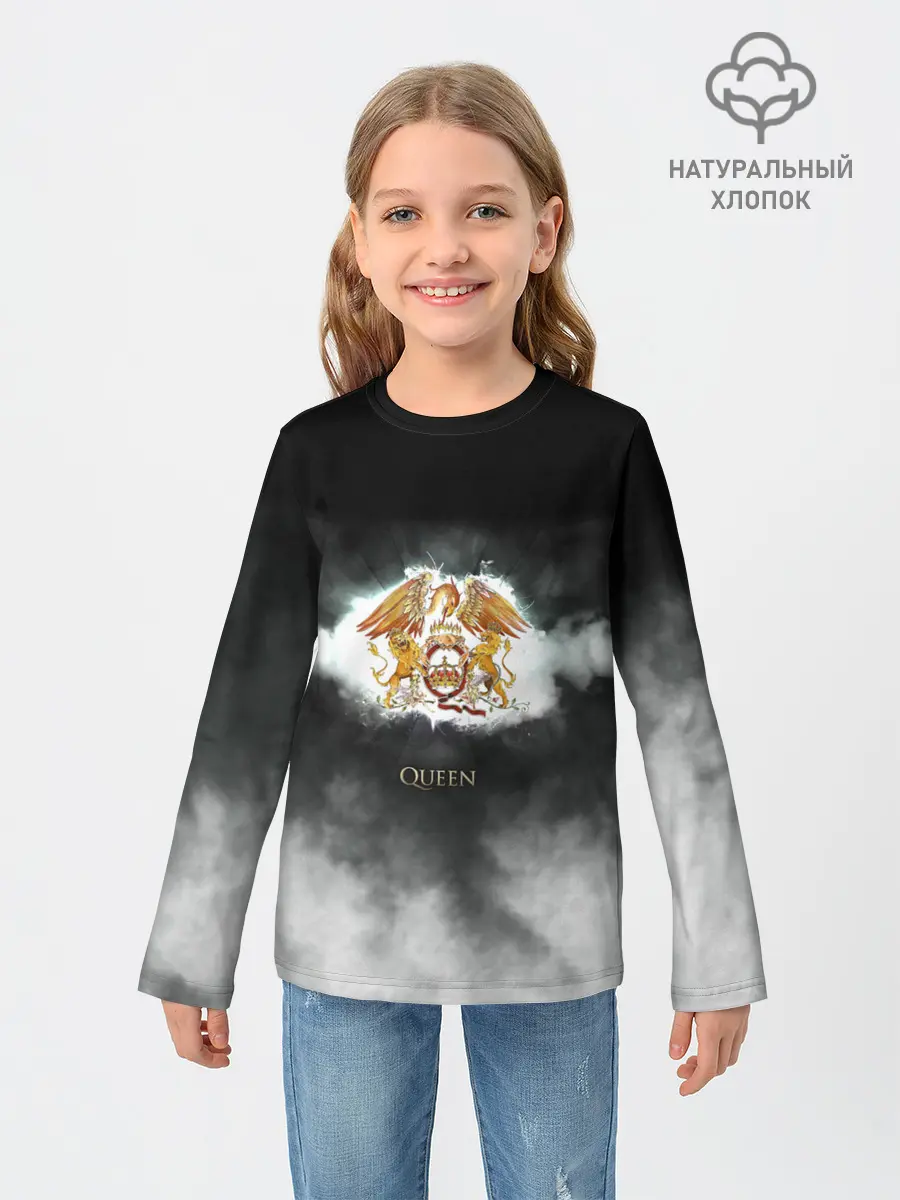 Детский лонгслив / Логотип группы Queen