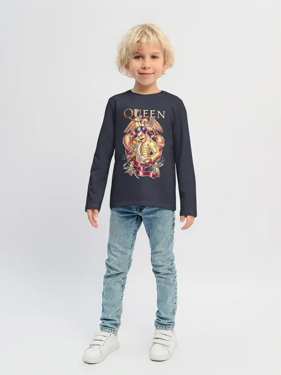 Детский лонгслив / Queen - Фредди Меркьюри