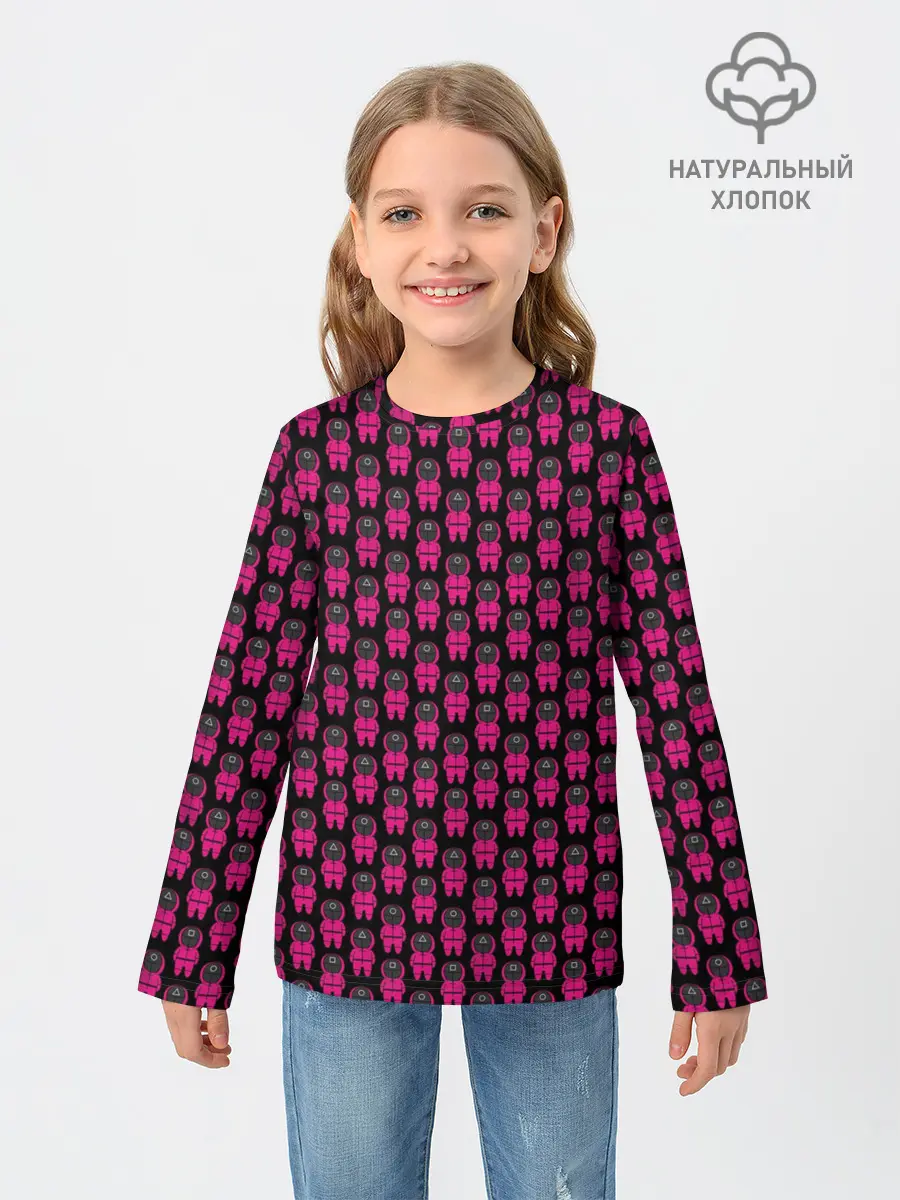 Детский лонгслив / СТРАЖИ | SQUID GAME