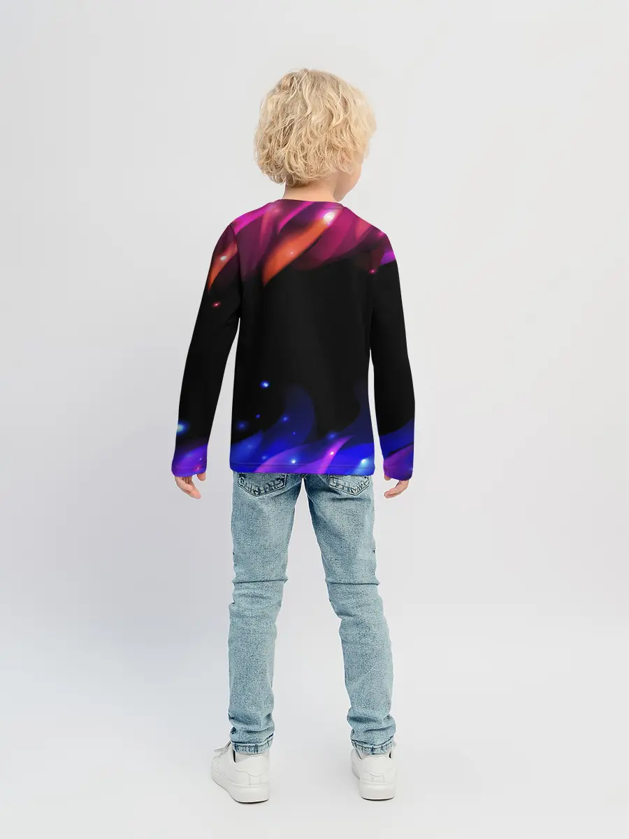 Детский лонгслив / Игра в кальмара / Squid Game: Огонь.