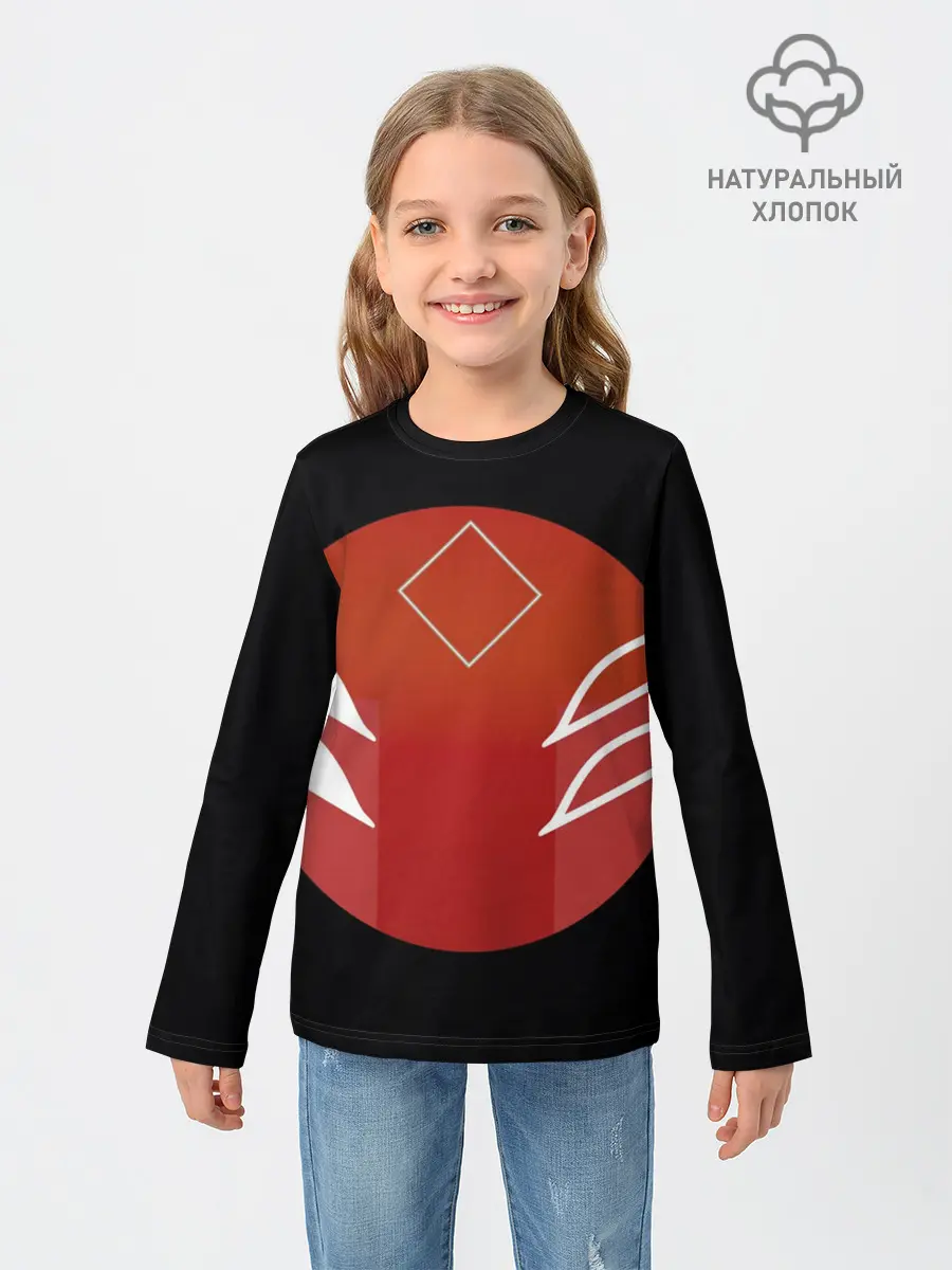 Детский лонгслив / Японская лисица