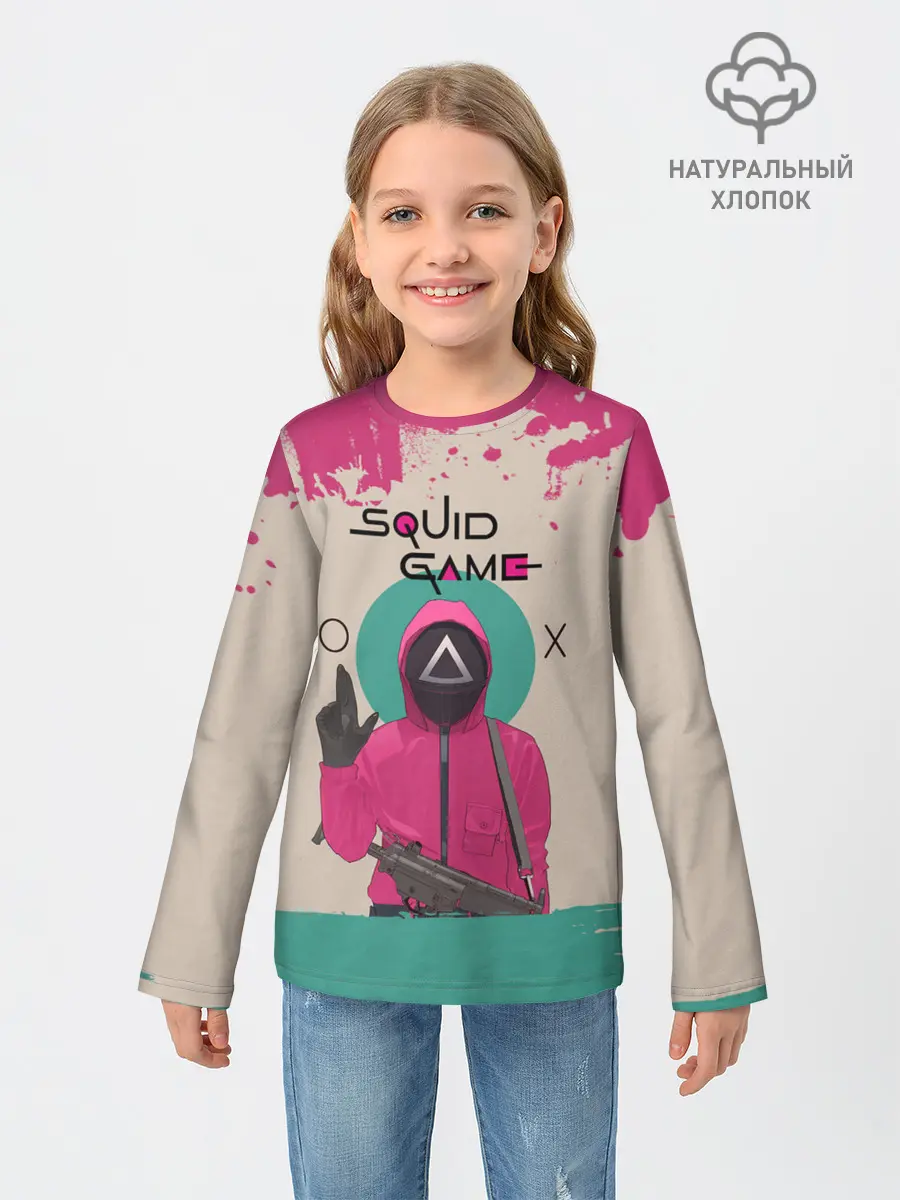 Детский лонгслив / ТРЕУГОЛЬНИК НА КАРАУЛЕ