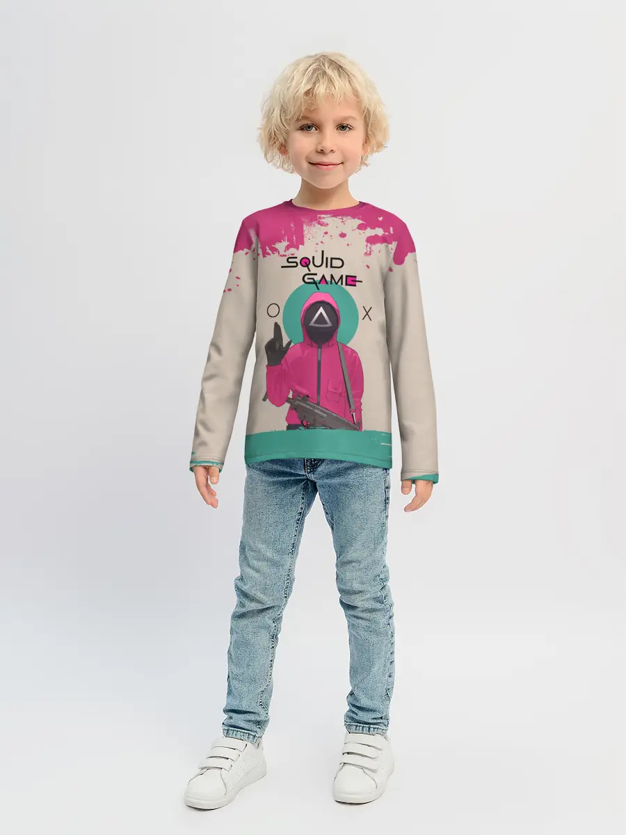 Детский лонгслив / ТРЕУГОЛЬНИК НА КАРАУЛЕ