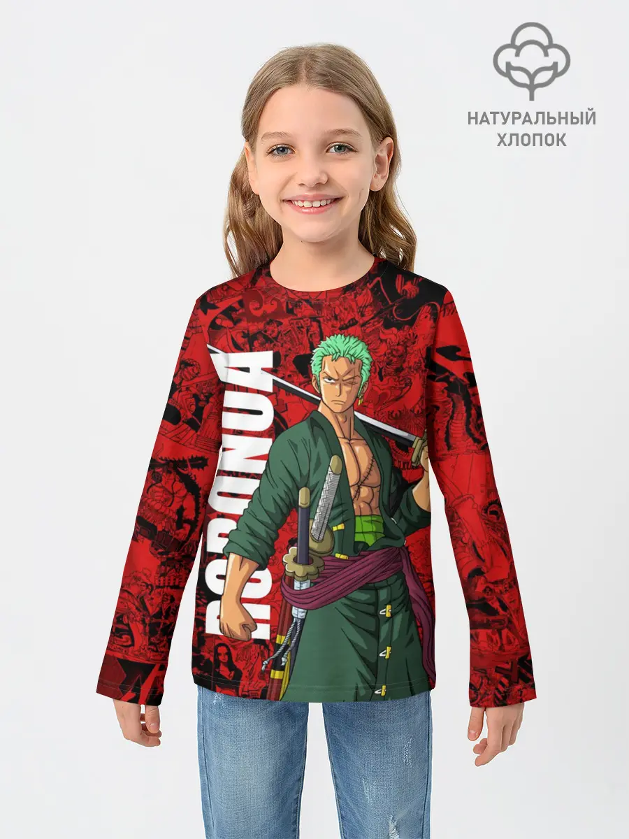 Детский лонгслив / Ророноа Зоро, One Piece
