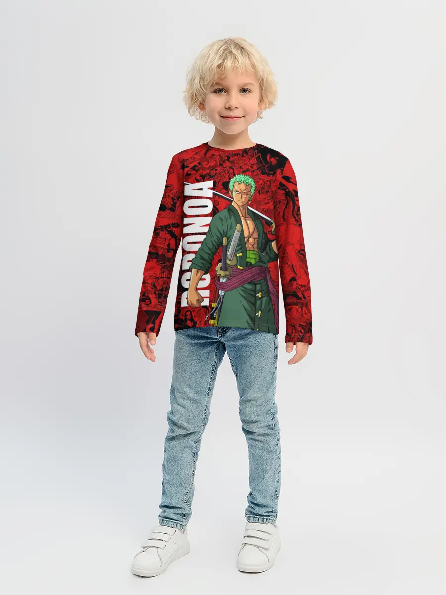 Детский лонгслив / Ророноа Зоро, One Piece