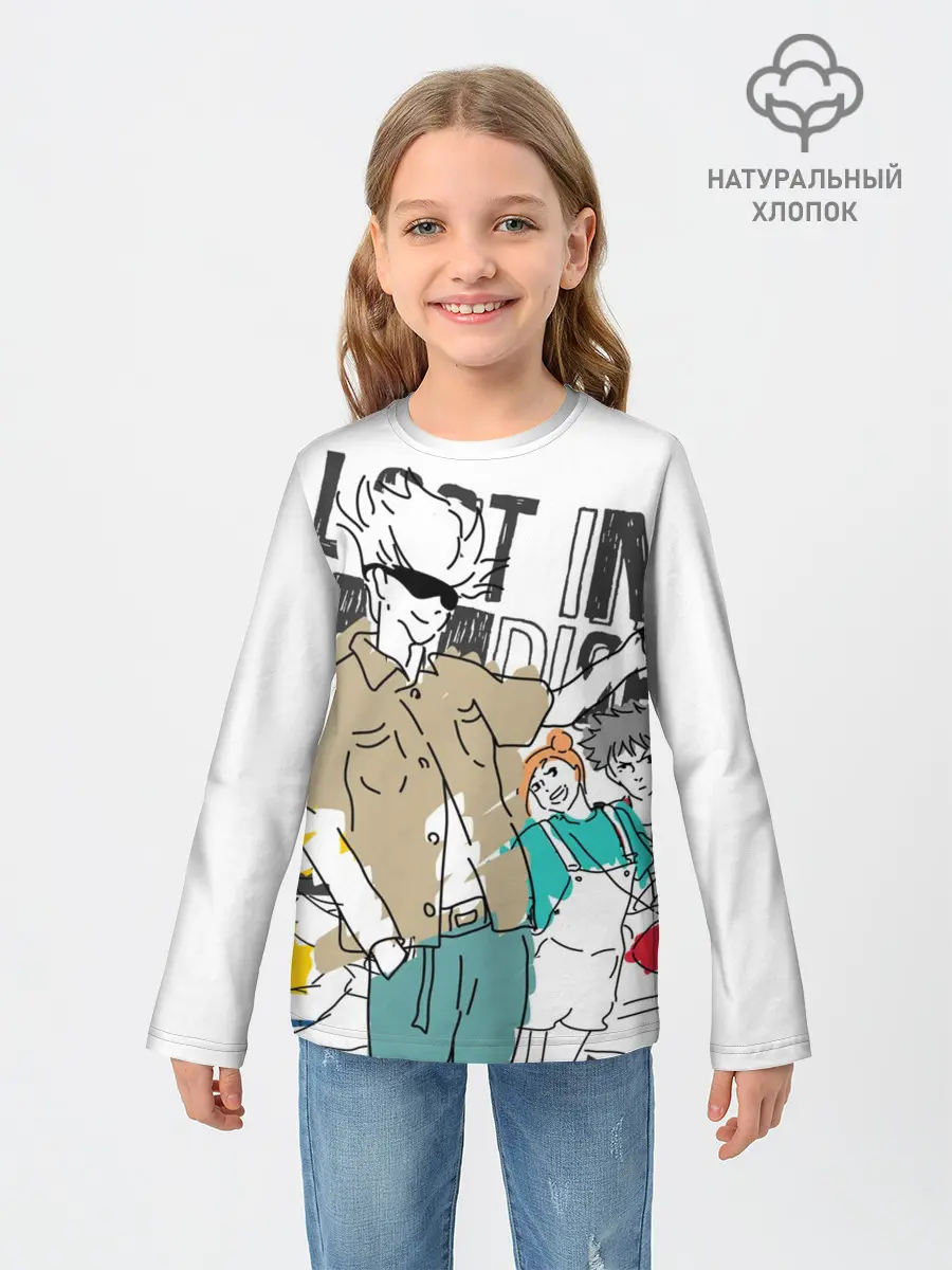 Детский лонгслив / Сатору Годжо - Jujutsu Kaisen