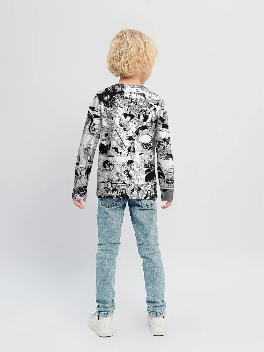 Детский лонгслив / One Piece Манга страницы