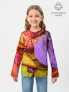 Детский лонгслив / Разноцветные ракушки multicolored seashells