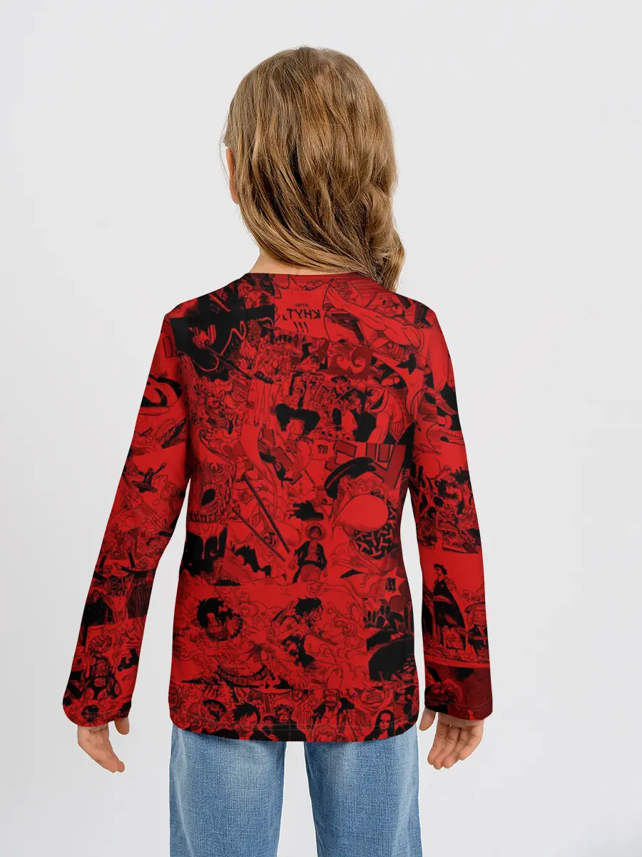 Детский лонгслив / Манки Д. Луффи, One Piece