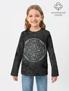 Детский лонгслив / Кельтский крест стилизованный