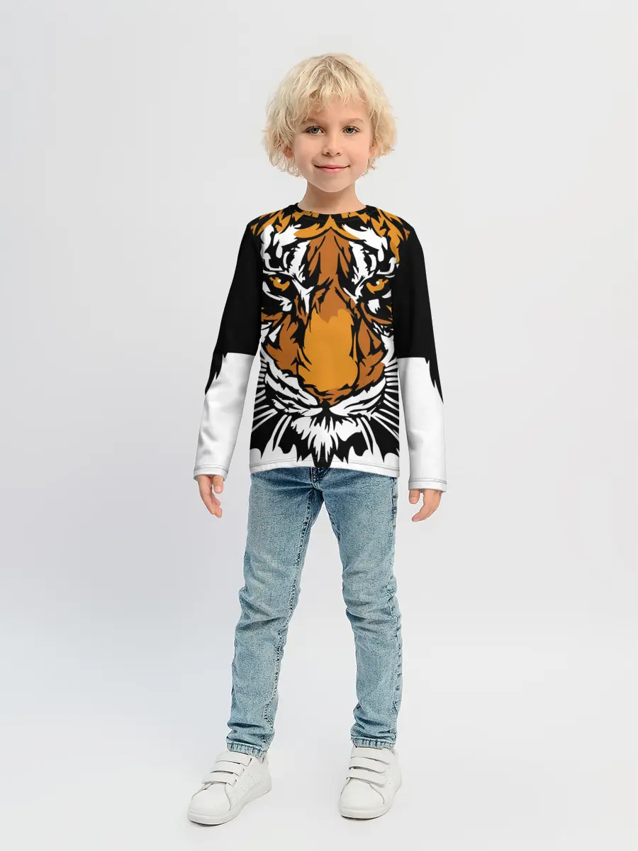 Детский лонгслив / Взгляд хозяина джунглей