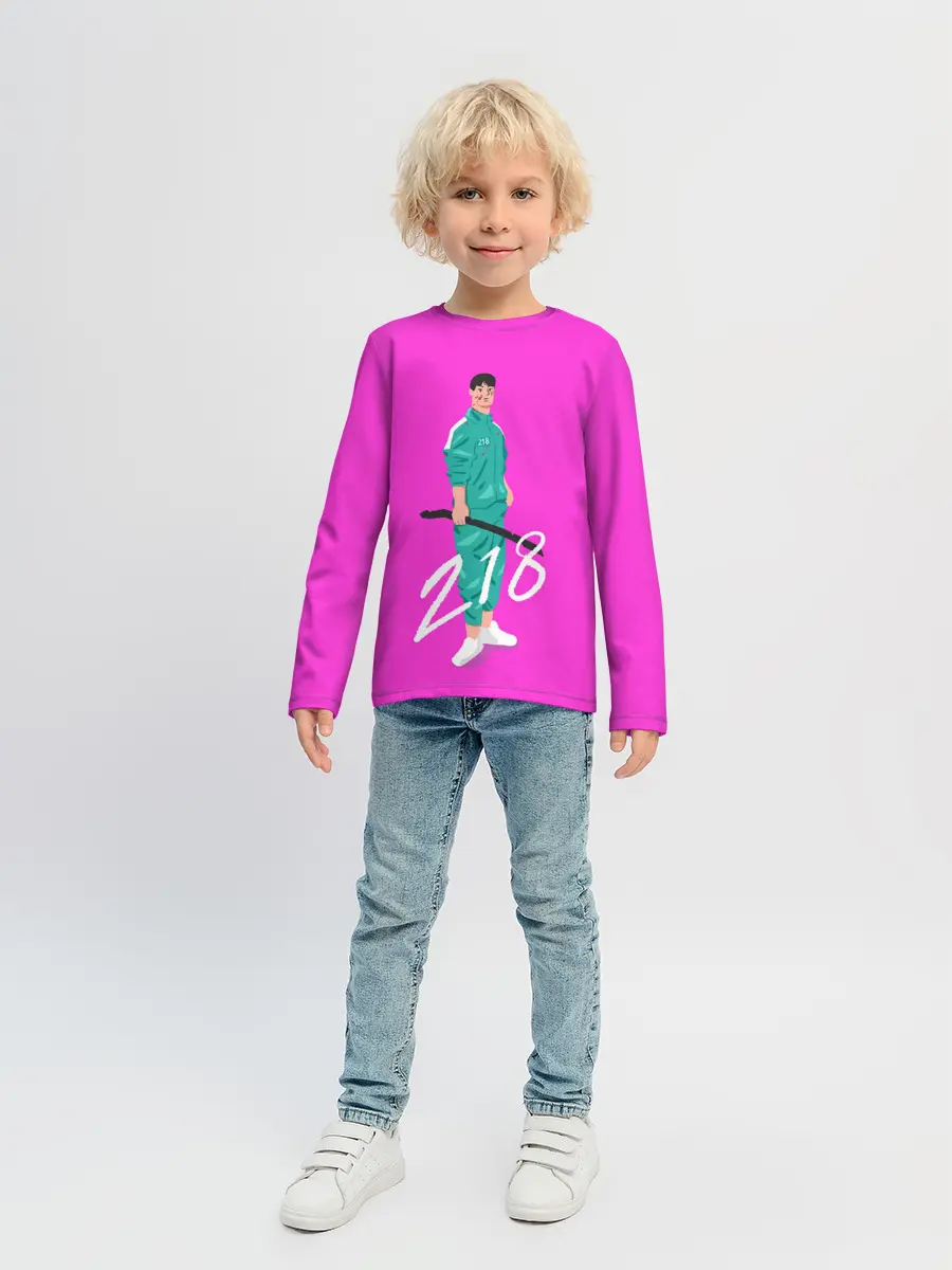 Детский лонгслив / Опасный 218